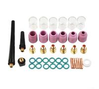 TIG Ensemble de 40 consommables pour torche de soudage avec buses en céramique, pour séries WP9 WP20 WP25