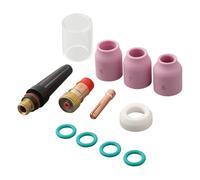 TIG - Kit de 12 buses en aluminium 17GL332 3/32 10 - Compatibles avec les torches de soudage PTA 17, 18, 26 et Diamondback DB TIG