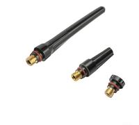 TIG Kit de corps de serrage d'objectif à gaz, 3 pièces pour torche de soudage TIG WP-17 WP-18 WP-26 Tailles L, M, S, construction en métal durable, faible taux de perte de combustion, utilisation