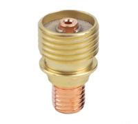 TIG Soudeur Lentille à gaz Corps de manchon de serrage 45V42 45V43 45V44 45V45 pour WP9 WP20 WP25, accessoires en laiton pour lentille à gaz Stubby, tailles 1,0 mm, 1,6 mm, 2,4 mm, 3,2 mm (45V43)