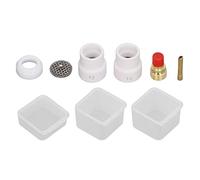 TIG Welding Torch Adapter Kit | 6PCS Copper & PTFE Replacement Parts | WP 9/20 / 25 Series Compatible | Standard Size Adapters for Pipe Welding/All Position Welding