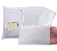 TIGA-MED Gants de toilette jetables Ultra doux non tissés - 100 pcs - Format 15×23 cm - Parfaits pour soins, bébé, camping, hygiène