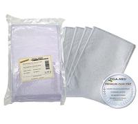 Tiga-Med Lot de 20 paquets de 50 gants de lavage ultradoux Blanc