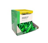 TIGA-MED Rasoirs jetables à double lame - 1000 pièces (10 distributeurs de 100) - Rasoir jetable pour hôpital, communauté, hôtel et installations sanitaires - Lame anti-rouille