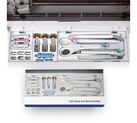 Tiga Organiseur d'outils pour Cricut Maker/Maker 3, plateau de lames de coupe, plateau à outils, insert de tiroir de rangement de lames (TP1190)