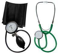 Tiga Pro 1 Tensiomètre de bras professionnel avec stéthoscope à tête plate Vert Tiga-Med