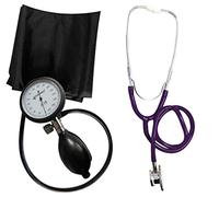Tiga Pro 1 Tensiomètre professionnel pour haut du bras avec stéthoscope à double pavillon Violet Tiga-Med