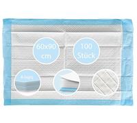 Tiga-Protect Lot de 100 alèses jetables 8 plis 60 x 90 cm