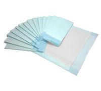 Tiga Protect Lot de 100 alèses jetables pour malades alités et personnes incontinentes à 6, 8 ou 12 épaisseurs 40 x 60 cm