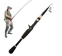 Tige à appât télescopique, Tige à appât télescopique - Canne à pêche de lancement,Canne à lancer avec appât longue portée, canne à pêche portable pour lancer loin, canne à pêche améliorée pour le p