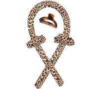 Tige à friser sans chaleur pour femme - Bandeau pour cheveux doux et brillants - Accessoires de coiffure (Kaki)