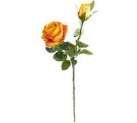 Tige de roses artificielles orange H48cm - Atmosphera Créateur d'intérieur