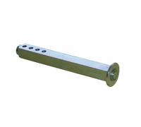 Tige carrée à bouchon - 7x70 mm - à trous - acier zingué DUBOIS INDUSTRIES