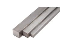 Tige carrée en acier inoxydable 2 mm 1.4021 VA 420 Barre en matériau plein 0,5 m