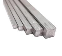 Tige carrée en acier inoxydable 304, 5 mm, 6 mm, 8 mm, 10 mm, 12 mm, 16 mm, 60 mm, longueur: 100 mm, 200 mm, 300 mm, 400 mm, 500 mm, 1 pièce(Length 400mm 1pc,10x10mm)