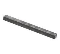 Tige carrée lisse 7mm de longueur 1000mm en acier brut - DUVAL - 34-1001-4700 Noir G