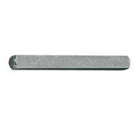 Tige carrée non percée - pour poignées de porte - 7x140 mm - inox BRICOZOR
