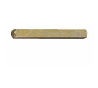 Tige carrée non percée - pour poignées porte - 7x130 mm - acier zingué FERCO