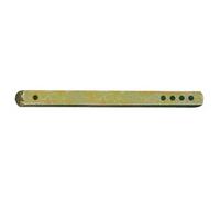 Tige carrée percée pour poignées porte - 7 x 140 mm - acier zingué BRICOZOR