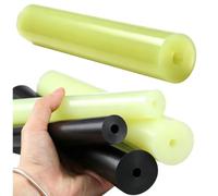 Tige creuse en polyuréthane | Longueur beige de l'identification 500mm d'OD 10mm de 25-100mm for des applications industrielles(25*10*500mm)