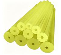 Tige Creuse en Polyuréthane PU 500mm, Barre Urethane Haute Élasticité for Amortissement des Chocs, Réduction des Vibrations et Applications Industrielles(80 * 10 * 500mm)