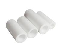 Tige creuse en PTFE de 25 cm - Tube en polytétrafluoroéthylène blanc for joints, bagues et vannes, diamètre extérieur 20-55 mm, trou 8-45 mm, 1 pièce(40mmx25mm)