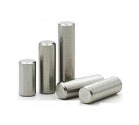 Tige cylindrique de positionnement M1 M1,5 M2 M2,5 M3 M4 M5 M6 M8 M10, tige fixe en acier inoxydable 304, tige solide GB119, 4 à 100 mm(M6 x5pcs,4mm)
