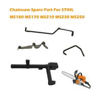 Tige d'accélérateur pour STIHL MS180 MS170 MS210 MS230 MS250, tige de starter, interrupteur de levier, arbre, Kit de ressort de Contact, pièce d'outil de rechange pour tronçonneuse-A