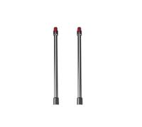 Tige D'accessoires For Aspirateur, Compatible Avec Dyson V7, V8, V10, V11, Tube D'extension Métallique Droit, Tube De Baguette Portative(2PCS)