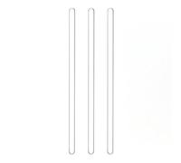 Tige d'agitation en verre ronde, Lot de 10 tiges d'agitation en verre borosilicaté, plusieurs tailles(7x300mm)
