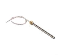 Tige d'allumage pour poêle à granulés, élément chauffant en acier inoxydable 220 V avec filetage de 1,9 cm, pièce de rechange pour chauffage à granulés (10 x 140 mm)