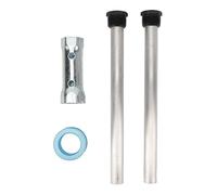 Tige d'anode de remplacement en magnésium pour chauffe-eau de camping-car, avec manchon, capuchon plat, filetage NPT de 3/4 po, pour chauffe-eau Mor Flo et Suburban RV, protection