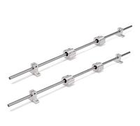 Tige D'arbre De Rail Linéaire 10 Pièces/ensemble 8mm De Diamètre 200-800mm Avec Support De Guidage De Roulement Et Bloc SCS8UU Pièces CNC Rail(600mm)