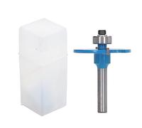 Tige de 1/4 pouce autour de bits de bille de carbure de routeur de frappe de frappe de couple pour le travail du bois