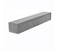 Tige De Barre Carrée En Acier Inoxydable 304, 3mm 4mm 5 6 8 10 12 15 16 18 20mm Longueur 100mm Arbre Linéaire En Acier, 1 Pièces(8 * 8 * 100mm)