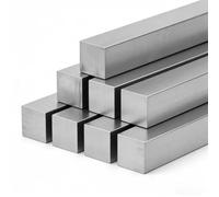 Tige De Barre Carrée En Acier Inoxydable 304, 5mm 6mm 8mm 10mm 12mm 16mm -60mm Longueur 100mm 200mm 300mm 400mm 500mm, Arbre Linéaire En Acier, 1 Pièce(Length 200mm 1pc,35x35mm)