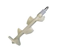 Tige de batteur de rechange for machines à glace - Compatible avec YKF, compatible avec la vis sans fin de la série VEVOR, lame de mélange en acier inoxydable, agitateur à arbre de qualité commerciale