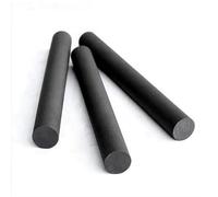 Tige de carbone graphite Tige de graphite carbone, bâton d'électrode expérimentale d'électrolyse 6x100mm, tige ronde lubrifiée for la fusi0n 5 pièces