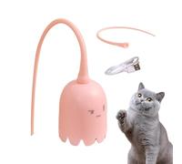 Tige de chat à canne à chat, jouet automatique à queue de silicone | Jouets pour chats électroniques, interactifs pour chats/chatons à l'intérieur, jouets pour avec, assurez-vous que votre