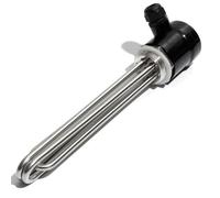 Tige De Chauffage Industrielle AC DN40 3,8 Cm BSP Avec Couvercle En Bakélite, Élément Chauffant For Brasserie Et Machine À Distiller Avec Vis De Terre Et Sonde 220 V/380 V(380V,9KW 290mm DN40)