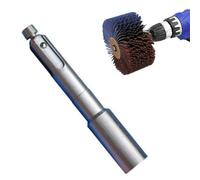 Tige de connexion en métal pour perceuse manuelle et outils pneumatiques - Adaptateur de brosse de roue de polissage de 102 mm pour roues de polissage de tambour métallique, accessoires abrasifs (1