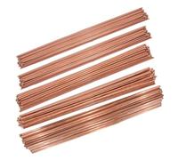 Tige de cuivre massif Lot de 5 ou 10 tiges de soudage en cuivre phosphoreux, électrodes en cuivre phosphoreux, fil de soudure, fil de soudure, pas besoin d'électrode en poudre(Round 3x500mm,5pc)
