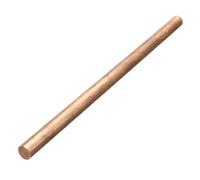 Tige de cuivre pur de 100 mm de long, barre de cuivre ronde et droite for arbres de motoréducteurs, 4 pouces (1 pièce)(10mm)