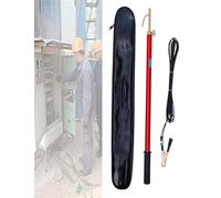 Tige de décharge haute tension avec sac, outil de décharge isolant télescopique for condensateur de transformateur(220 kV - 2.9meter)