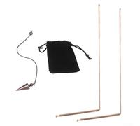 Tige de détecteur de cuivre, tige de détecteur de métaux 99 9 en cuivre avec centre réglable pour un emplacement précis de l'eau et des minéraux pendant les activités de chasse au trésor (B)