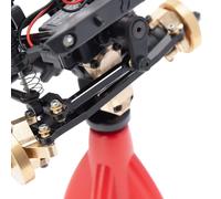 Tige De Direction TrÃ¨s SerrÃ©e En Alliage D'Aluminium, ModÃ¨le De Voiture TÃ©lÃ©commandÃ©e, Pour Axial Scx24 1/24 Camions, PiÃ¨ces De Mise Ã Niveau, 90081