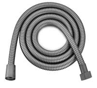 Tige de douche universelle chromée, Flexible de douche multicolore 1,5-3m en acier inoxydable flexible(Grey,150cm)