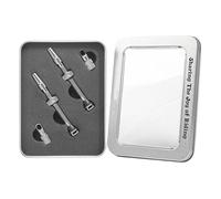 Tige De en Alliage D'aluminium 40/44/55/60/65/80/100mm avec Outil Retrait des Noyaux Tige Pneu Tubeless pour Vélo Valves VTT