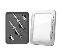 Tige De en Alliage D'aluminium 40/44/55/60/65/80/100mm avec Outil Retrait des Noyaux Tige Pneu Tubeless pour Vélo Valves VTT