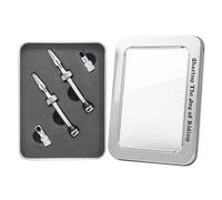 Tige De en Alliage D'aluminium 40/44/55/60/65/80/100mm avec Outil Retrait des Noyaux Tige Pneu Tubeless pour Vélo Valves VTT